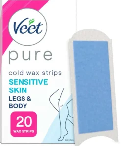 Veet Pure Kylmävahaliuskat Jalat Herkkä iho20kpl