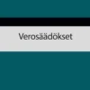Verosäädökset 2022