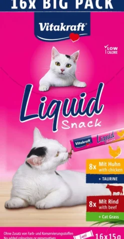 Vitakraft Liquid snack nestemäinen makupala valikoima 16x15g
