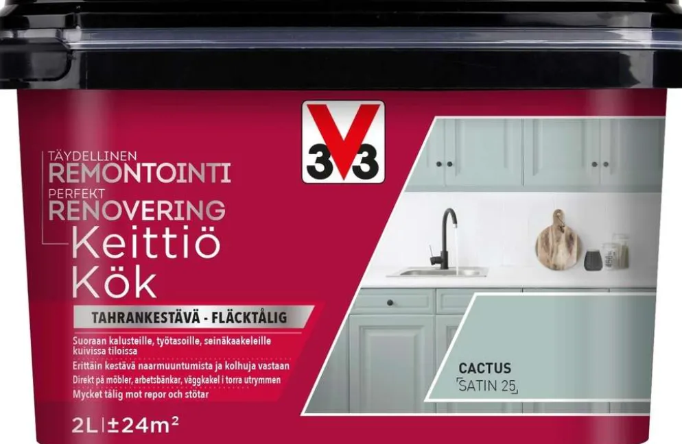 V33 Remontointimaali keittiö 2L Cactus