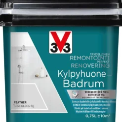 V33 Remontointimaali kylpyhuone 750ml Feather
