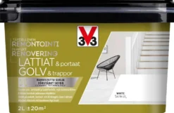 V33 Remontointimaali lattiat ja portaat 2L White