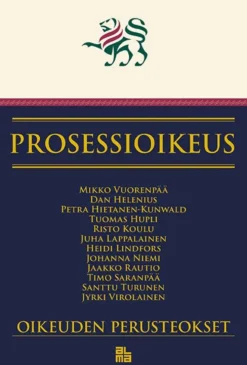 Vuorenpää, Prosessioikeus - Oikeuden Perusteokset