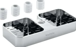 WatWin Flex Suihkutangon hylly Ø18-25 Kromi