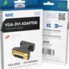 Wave Adapteri, VGA uros - DVI naaras, Musta