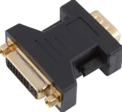Wave Adapteri, VGA uros - DVI naaras, Musta