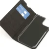 Wave Book Case, Apple iPhone 13, Musta
