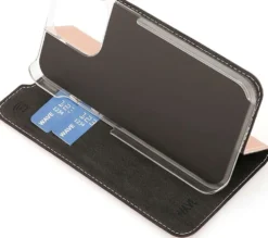 Wave Book Case, Apple iPhone 13 Pro, Ruusukulta