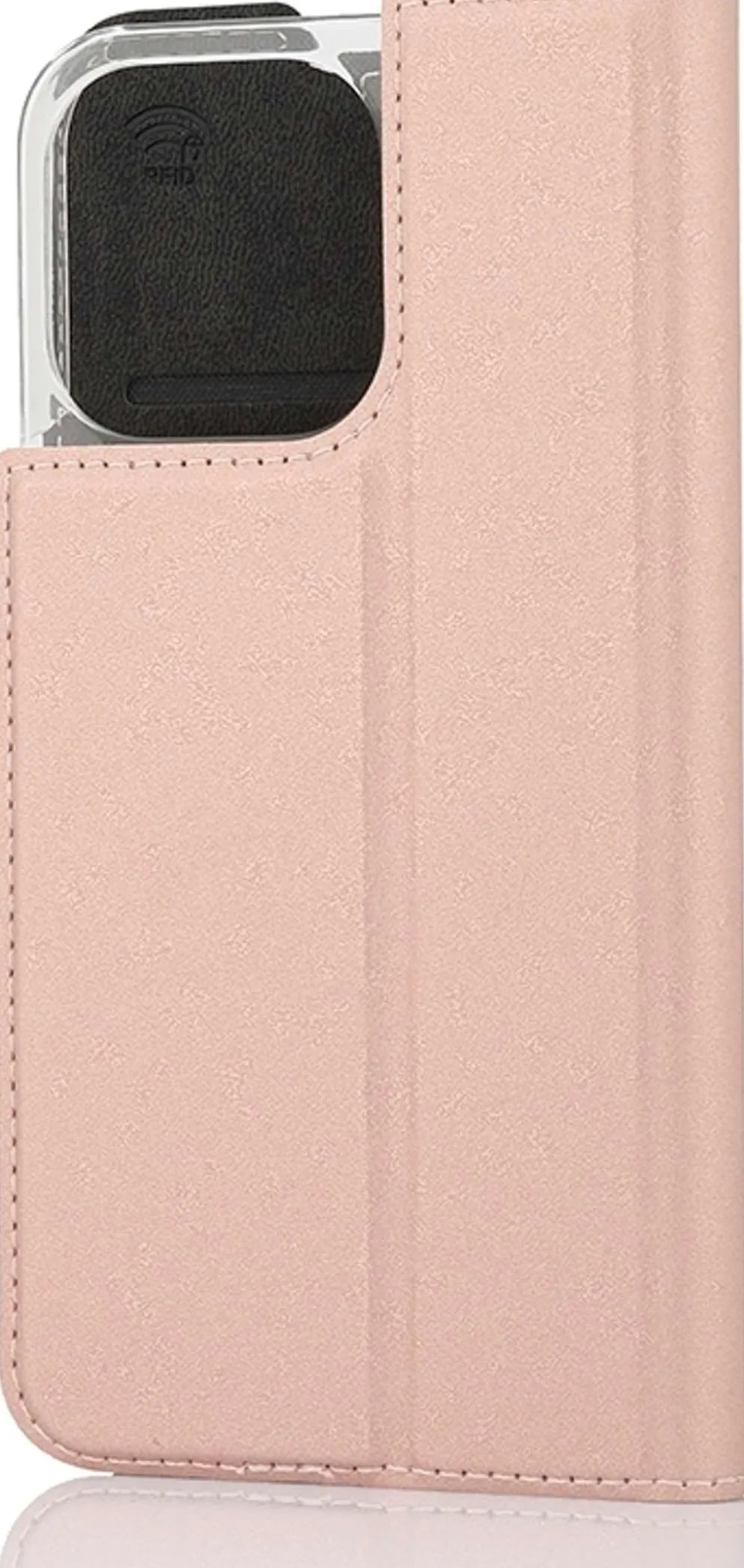 Wave Book Case, Apple iPhone 13 Pro, Ruusukulta