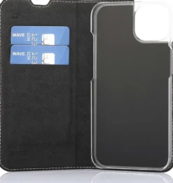 Wave Book Case, Apple iPhone 13, Ruusukulta