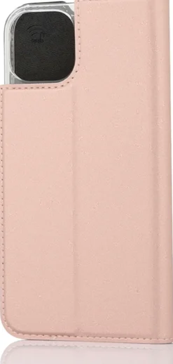 Wave Book Case, Apple iPhone 13, Ruusukulta