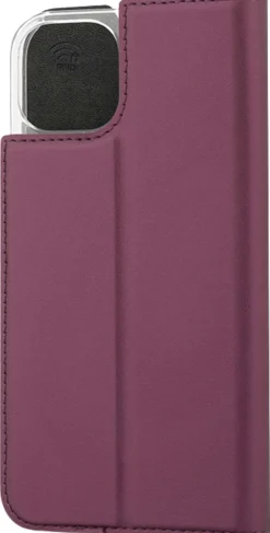 Wave Book Case, Apple iPhone 13, Smoky Sangria