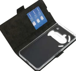 Wave Book Case, Nothing Phone (3a), Musta
