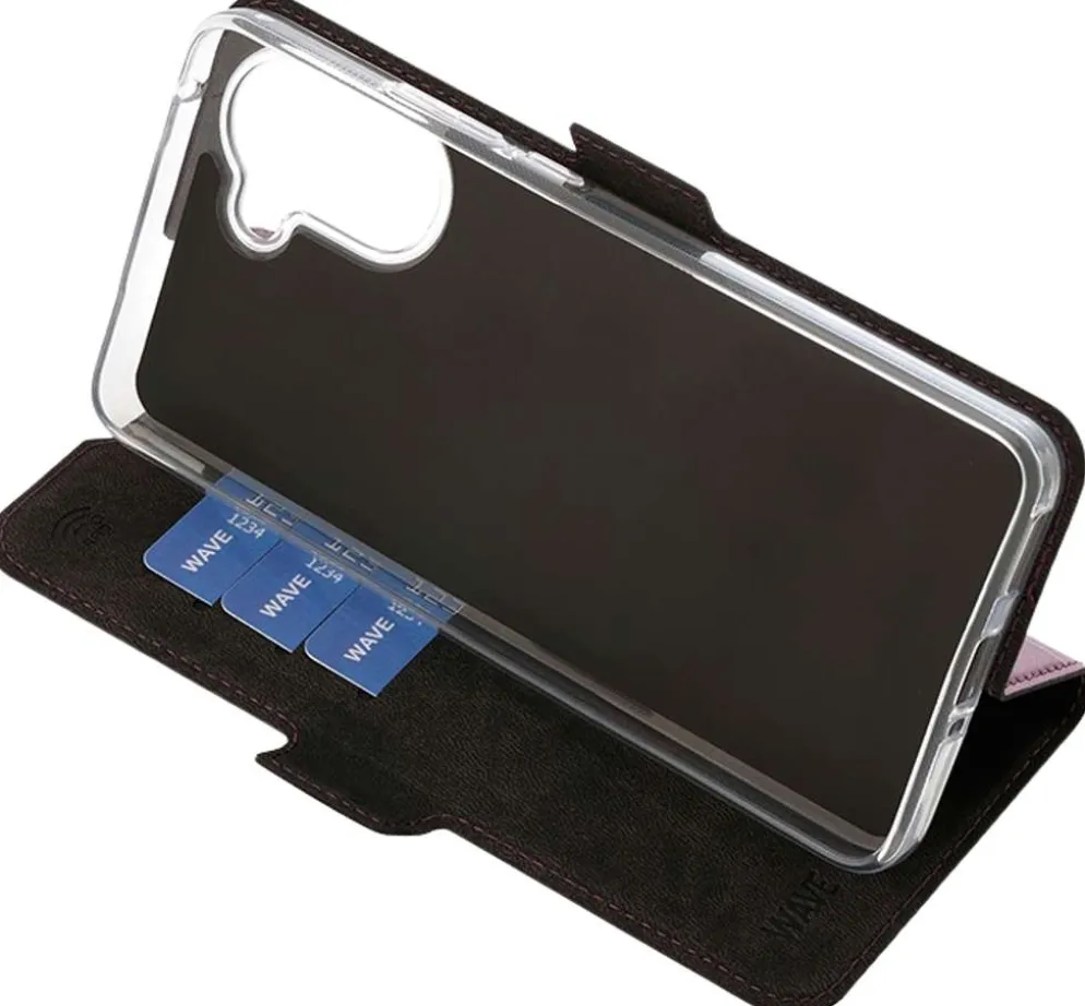 Wave Book Case, OnePlus Nord CE5 5G, Smoky Sangria