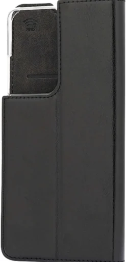 Wave Book Case, Samsung Galaxy S21 Ultra, Musta