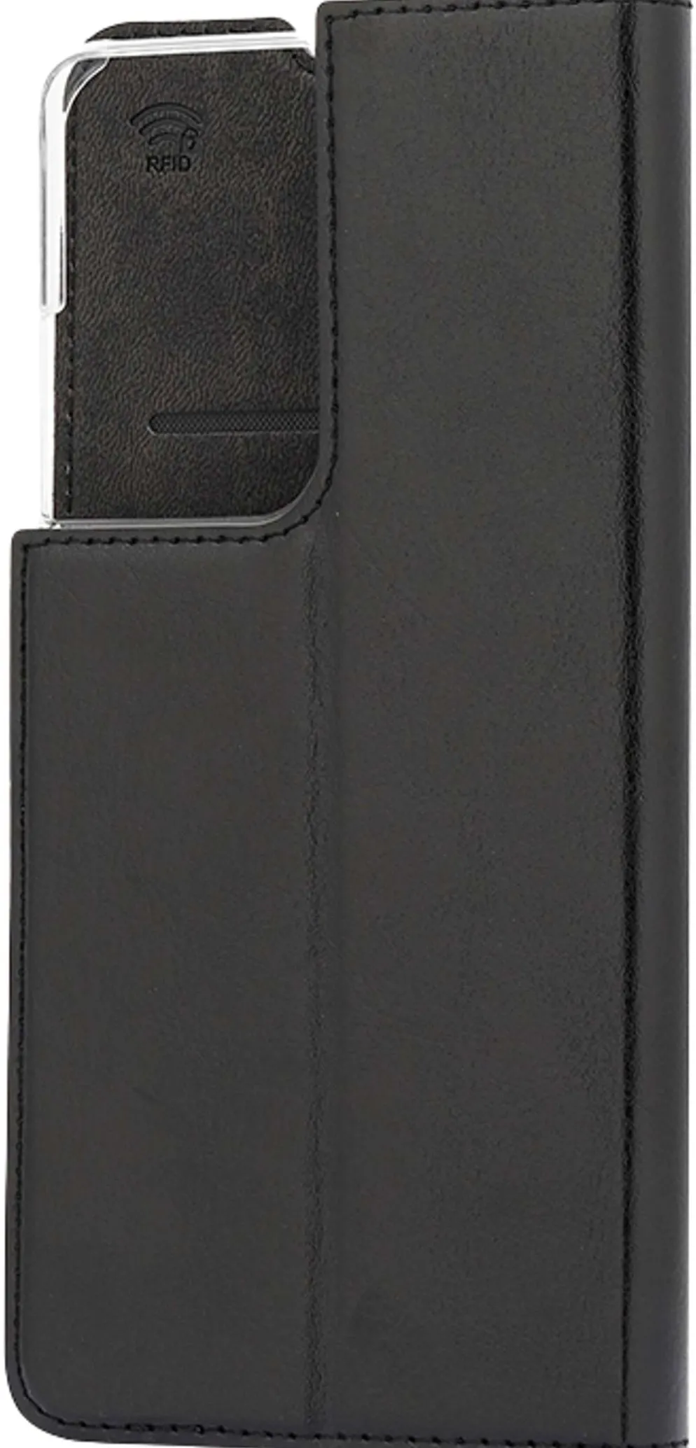 Wave Book Case, Samsung Galaxy S21 Ultra, Musta
