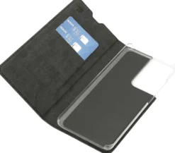 Wave Book Case, Samsung Galaxy S21 Ultra, Musta