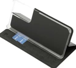 Wave Book Case, Samsung Galaxy S21 Ultra, Musta