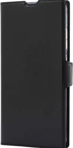 Wave Book Case, Samsung Galaxy S25 Ultra 5G, Musta