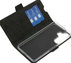 Wave Book Case, Samsung Galaxy S26+ 5G, Musta
