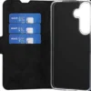 Wave Book Case, Samsung Galaxy S25 5G, Musta