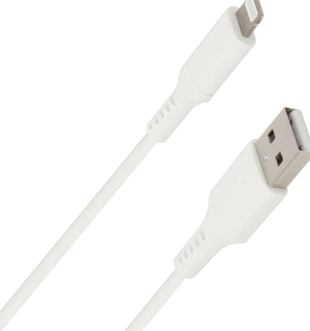 Wave Datakaapeli, Apple Lightning (MFI), 1m, Valkoinen
