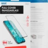 Wave Full Cover Panssarilasi, Apple iPhone 13 Pro / Apple iPhone 13, Musta kehys