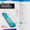 Wave Full Cover Panssarilasi, Samsung Galaxy S22, Musta Kehys