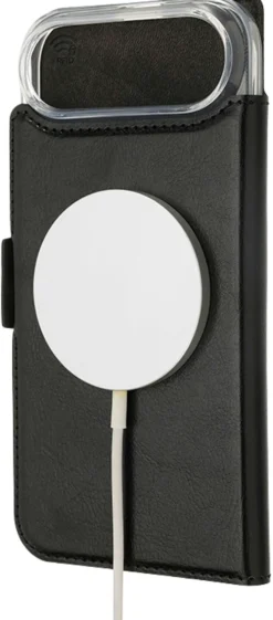 Wave MagSafe -yhteensopiva Book Case, Apple iPhone Air, Musta