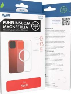 Wave MagSafe -yhteensopiva Puhelinsuoja, Apple iPhone 13, Kirkas