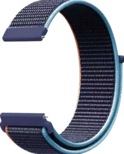 Wave Nailonranneke, 20mm kelloille, Tummansininen