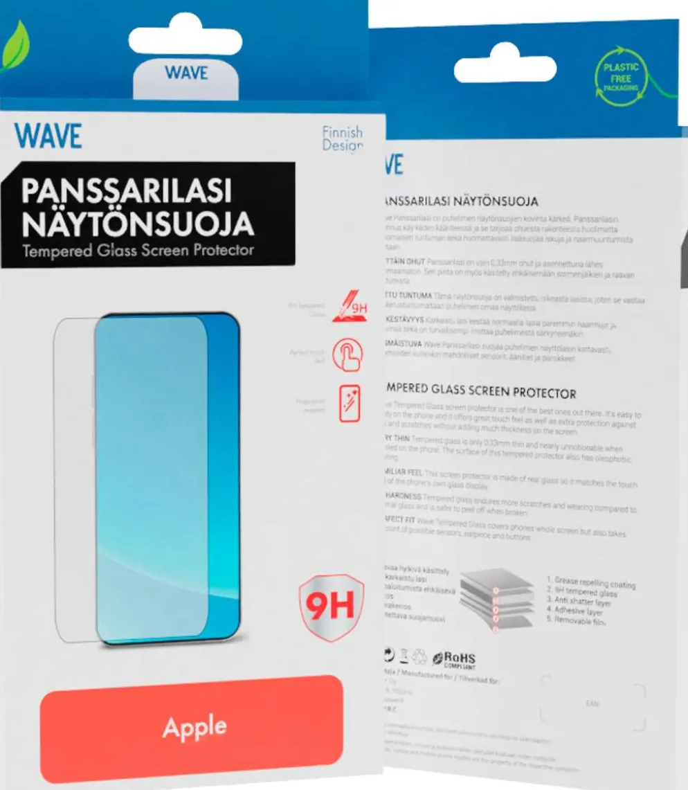 Wave Panssarilasi, Suora, Apple iPhone 15 Pro
