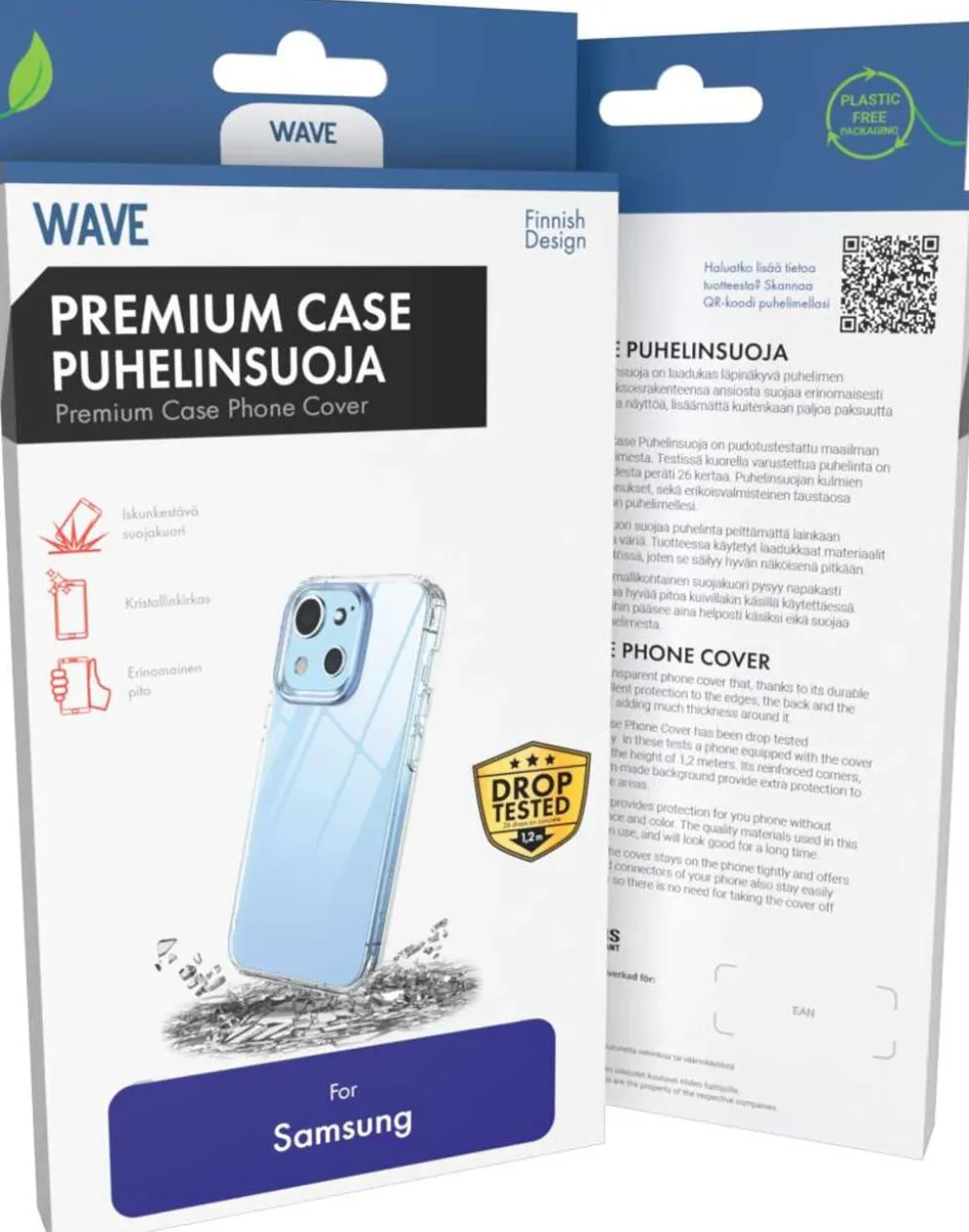 Wave Premium Case Puhelinsuoja, Samsung Galaxy A37 5G, Kirkas