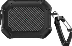 Wave Rugged Suojakotelo, Apple AirPods Pro (2022), Musta