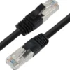 Wave S/FTP CAT6a Ethernet parikaapeli, 25cm, Musta