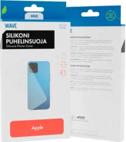 Wave Silikonisuoja, Apple iPhone SE (2022) / SE (2020) / 8 / 7 / 6S / 6, Kirkas