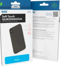 Wave Soft Touch Silikonisuoja, Honor X6a, Musta