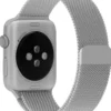 Wave Teräspunottu ranneke, Apple Watch 42mm (Series 1-9) / Apple Watch 44mm / Apple Watch 45mm / Apple Watch 46mm / Apple Watch 49mm, Hopea