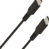 Wave 100W Datakaapeli, USB Type-C -> USB Type-C (480 Mbps), 2m, Musta