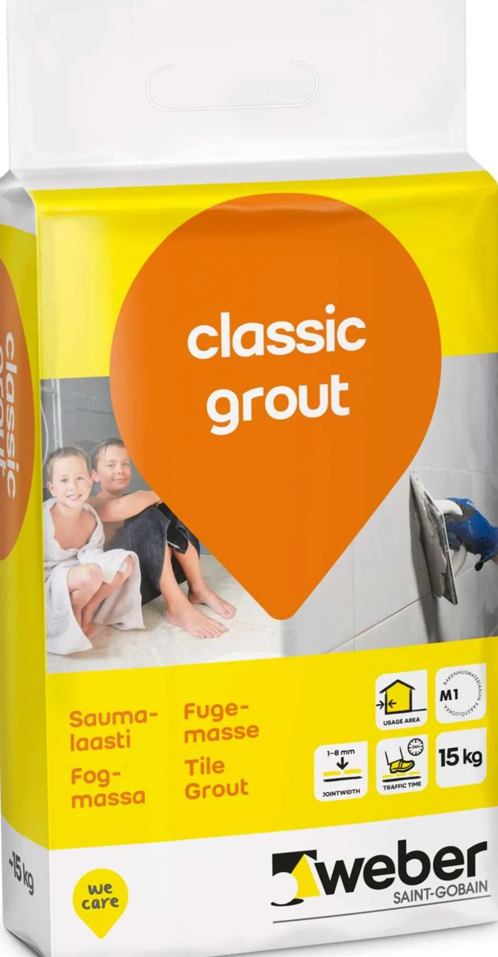 Weber Classic Grout saumalaasti 12 Marble 15 kg