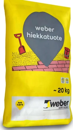 Weber puhallushiekka 0,5-1,2 mm 20 kg