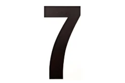 Wichelhaus Tarranumero 7 muovi 10cm musta