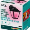 WiZ Classic ulkoseinävalaisin musta