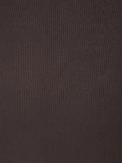 WKLY. naisten ribbipusero boatneck, levenevä hihansuu 213W312603
