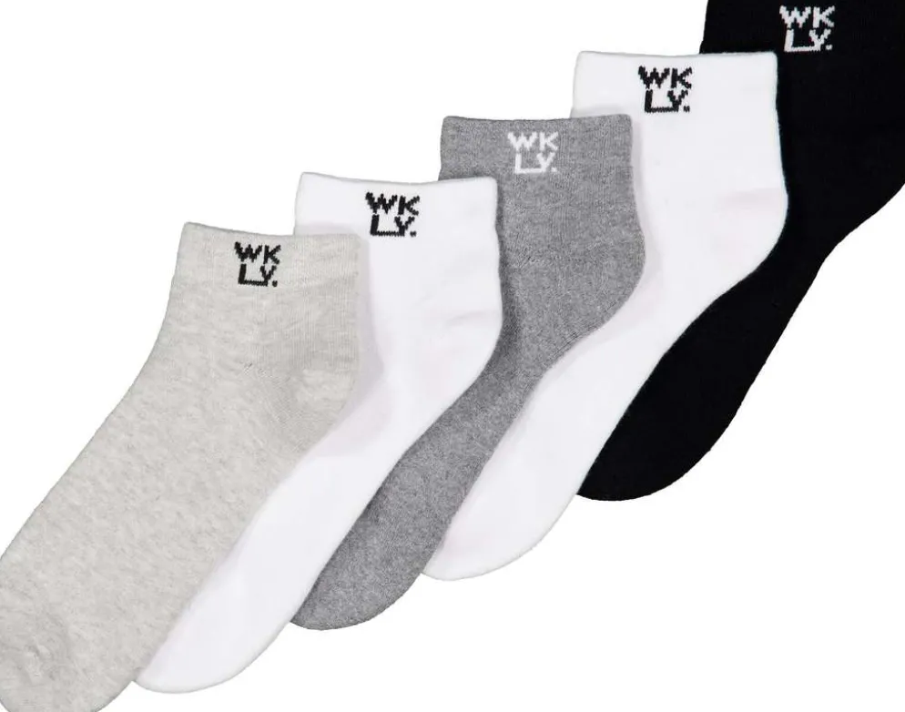 WKLY. naisten treenisukat terry 214W062604 5-pack
