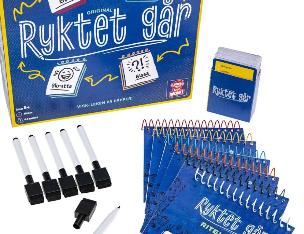 WOW! lautapeli Ryktet Går Original ruotsinkielinen