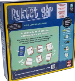 WOW! lautapeli Ryktet Går Original ruotsinkielinen