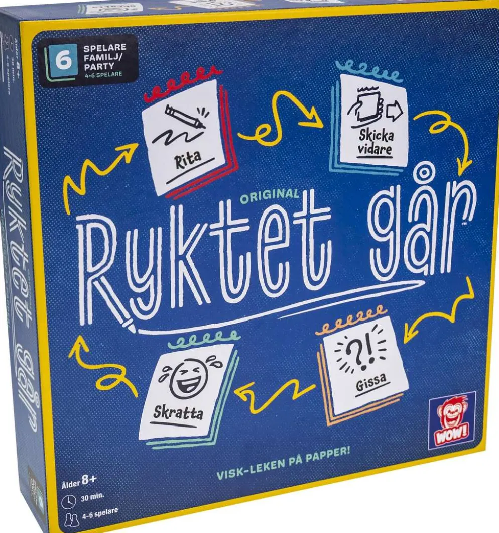 WOW! lautapeli Ryktet Går Original ruotsinkielinen
