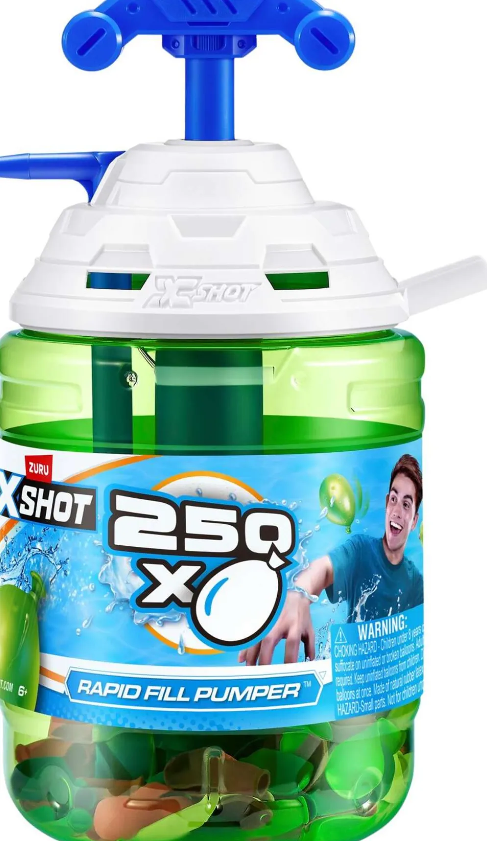 X-Shot vesi-ilmapallopumppu ja 250 vesi-ilmapalloa