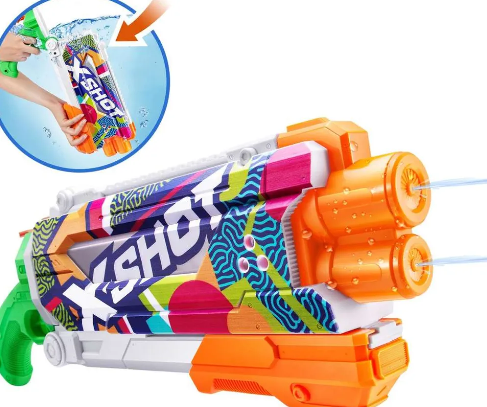 X-Shot vesipyssy Fast Fill Skins Pump Action